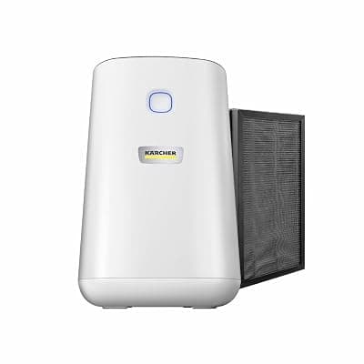 KARCHER AF20 Air Purifier for Home, Dual H13 HEPA &amp; Activated Carbon Filters, Removes 99.99% Pathogens &amp; Fine Dust, 430 sq. ft Coverage, Air Quality Display, Automatic &amp; Night Modes, German Technology