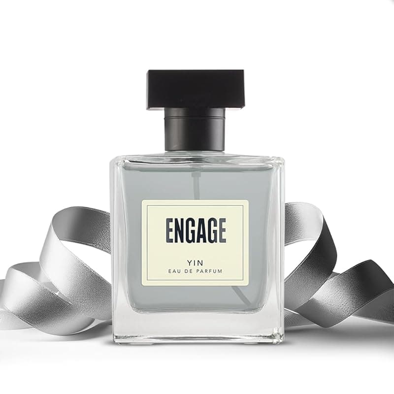 Engage Yin Eau De Parfum for Men, Fruity and Floral, Skin Friendly and Long Lasting, 100ml