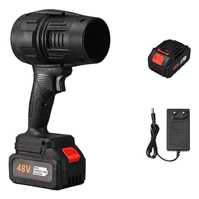 Electric Portable Air Jet Blower,Turbo Jet Blower Cordless 48V,Handheld High Powerful Blow Brushless Motor for Extra runtime,for Car,Home Cleaning Corner, Road Cleaning (Multicolour)