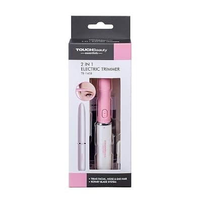 Touchbeauty Essentials 2 In 1 Electric Facial And Body Shaver For Women And Men - Battery Powered Tb-1458