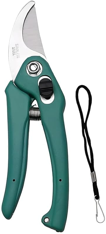 Hand Pruner Cutter - 1 Pc, Heavy Duty Gardening Tools Grass Cutter, Plant Cutter for Home Garden, Wood Branch Trimmer, Garden Tools Grass Cutting Accessories (Steel Blades, Assorted)