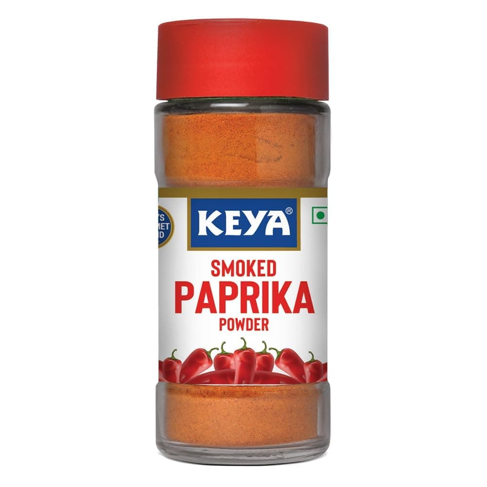 Keya Smoked Paprika Powder 50g | Smoky Flavour & Aroma | Fresh & Flavourful Dried Chillies | No Artificial Colours | No Preservatives | Vegetarian