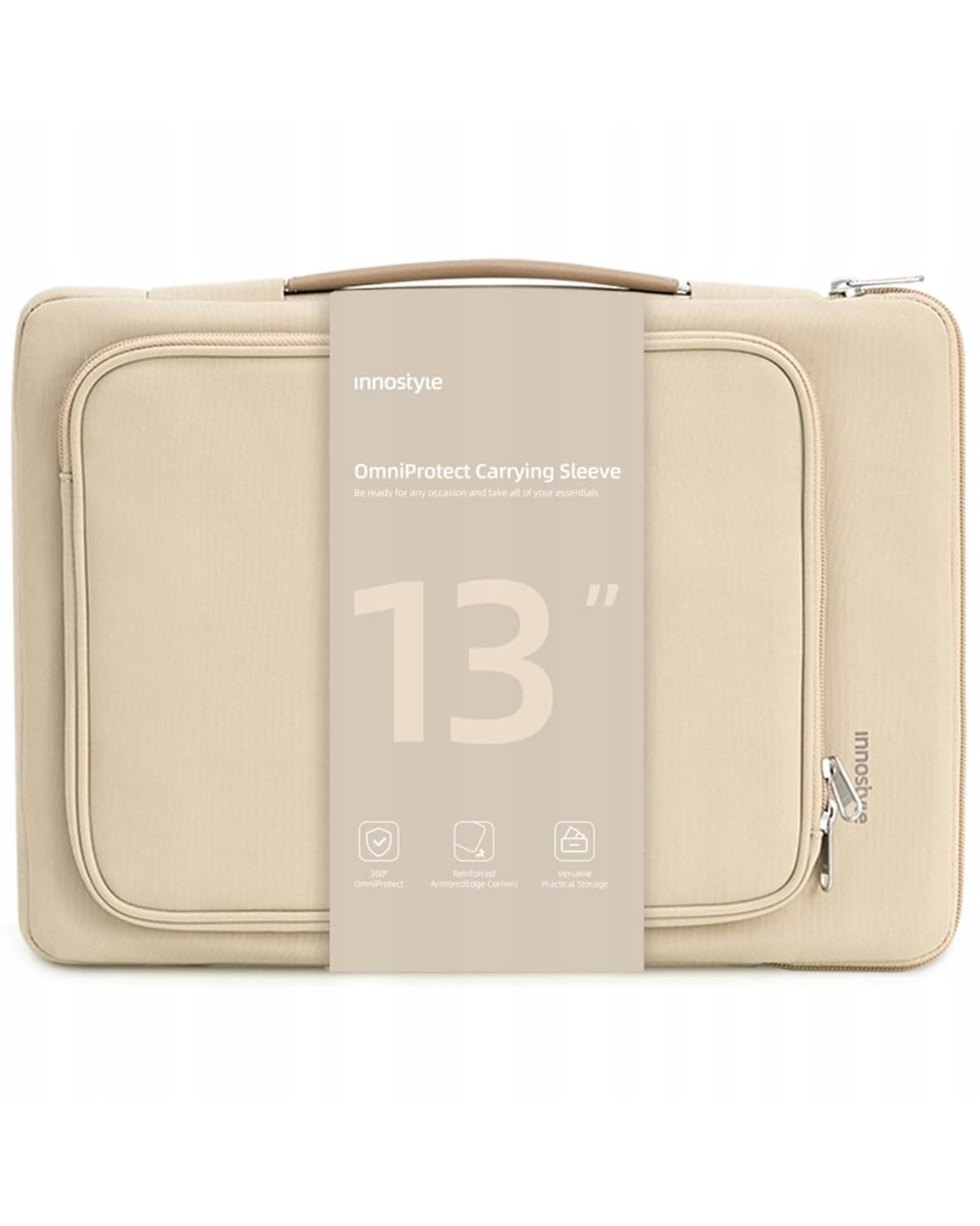 innostyle OmniProtect Carrying Sleeve, Gentle Sand, 13inch