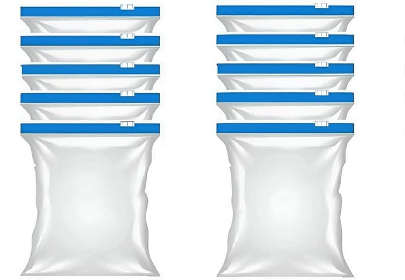 Slider Zip Storage Bags for Food Storage – Transparent Plastic Bags with Easy Close Slider (5)