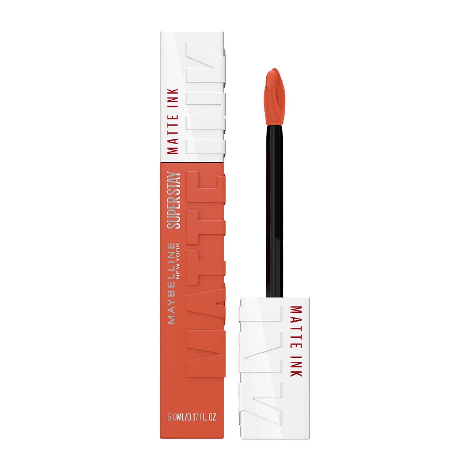 Maybelline New York SuperStay Matte Ink Liquid Lipstick - 210 Versatile, Highly pigmented, Transfer Proof & Fade Proof. Maybelline New York SuperStay Matte Ink Liquid Lipstick Lasts Up To 16Hr | 5ml