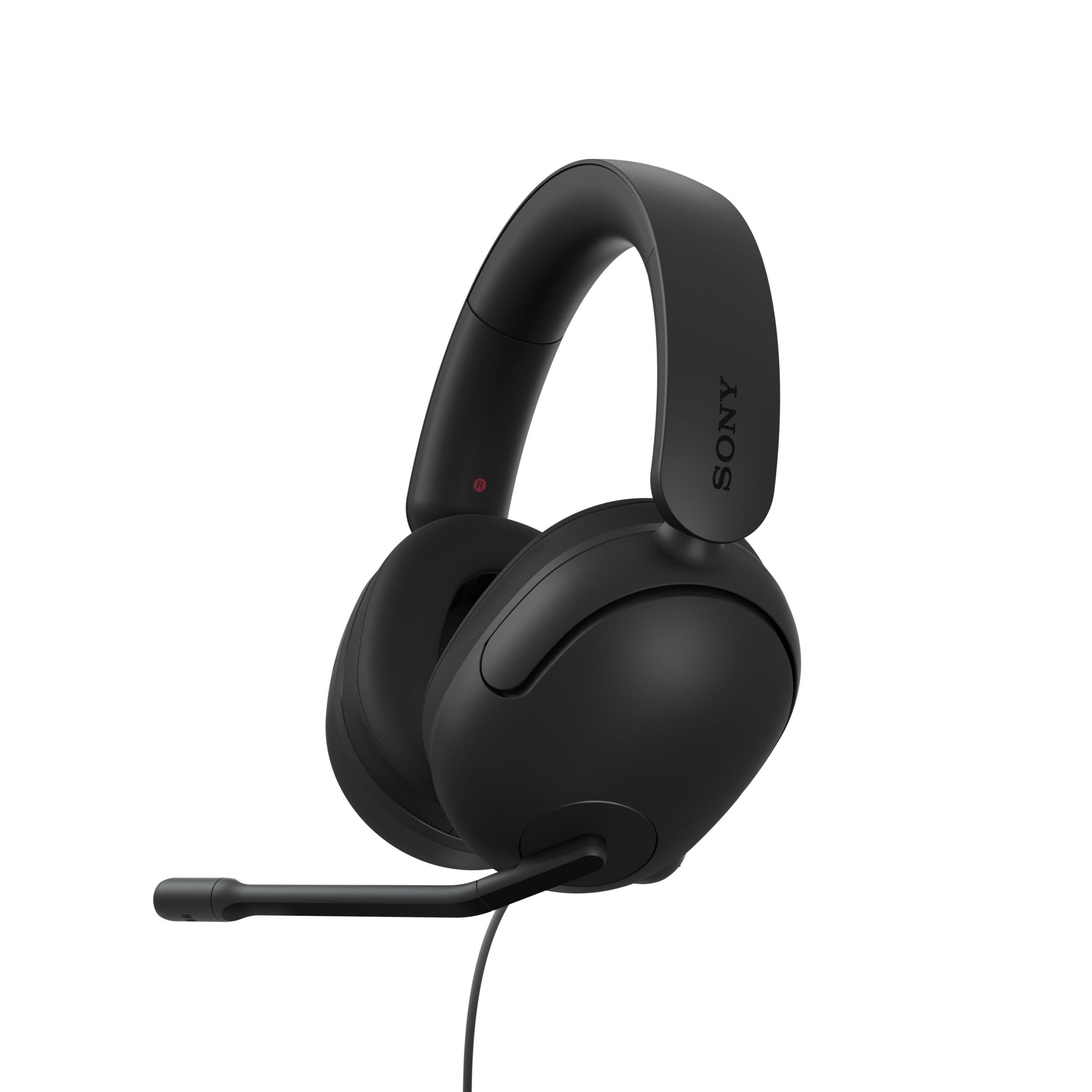 Sony INZONE H3, MDR-G300 Wired Gaming Headset, Over-Ear Headphones with 360 Spatial Sound, USB Wired Over-Ear Professional + USB Connector, flip to Mute mic, App Support & PC Compatible (Black)