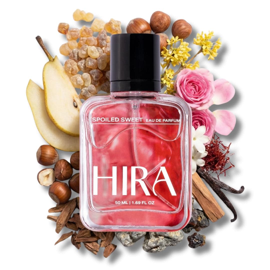 HIRA Spoiled Sweet Perfume for Woman 50 ml | Sweet & Fruity Scent | Long Lasting Eau de Parfum Premium Luxury Fragrance | Gifts for Girlfriend, Mother's Day & Date Night Perfume