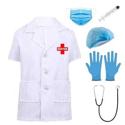 Doctor coat for kids nurse costumes for kids fancy dress costumes for boys &amp; girls fancy dress competition for age group 3 to 12 yrs