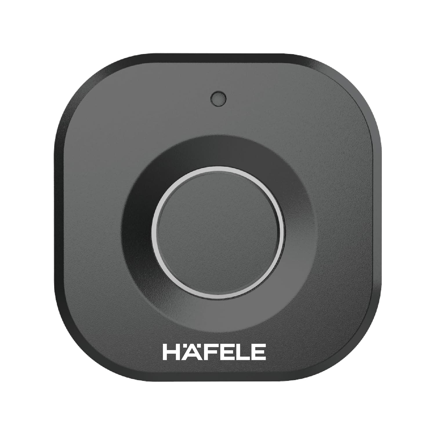 Hafele Kabi-Block Cabinet Lock, Matt Black, Capacitive Fingerprint Access, Status Indicator, Smart Lock for Cabinets and Drawers