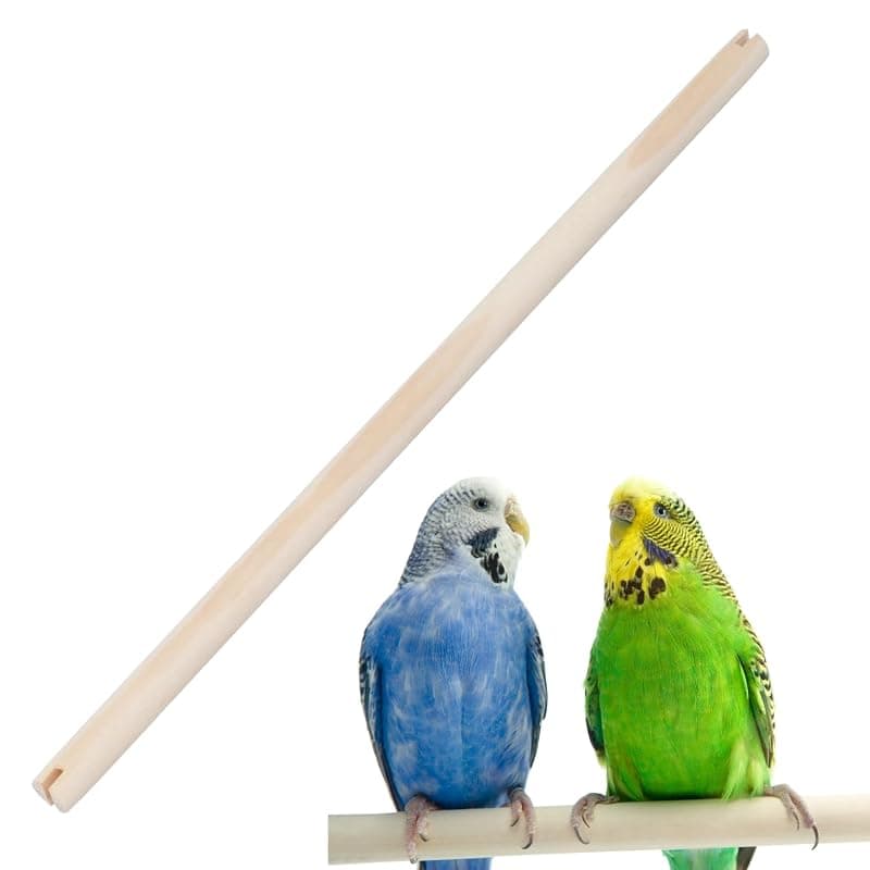 Western Era's Avian Haven Wooden Perch: Optimal Foot Health and Comfort for Your Feathered Companions, Ideal for Parakeets, Cockatiels, and Small Birds, Crafted from Natural Wood for Durability