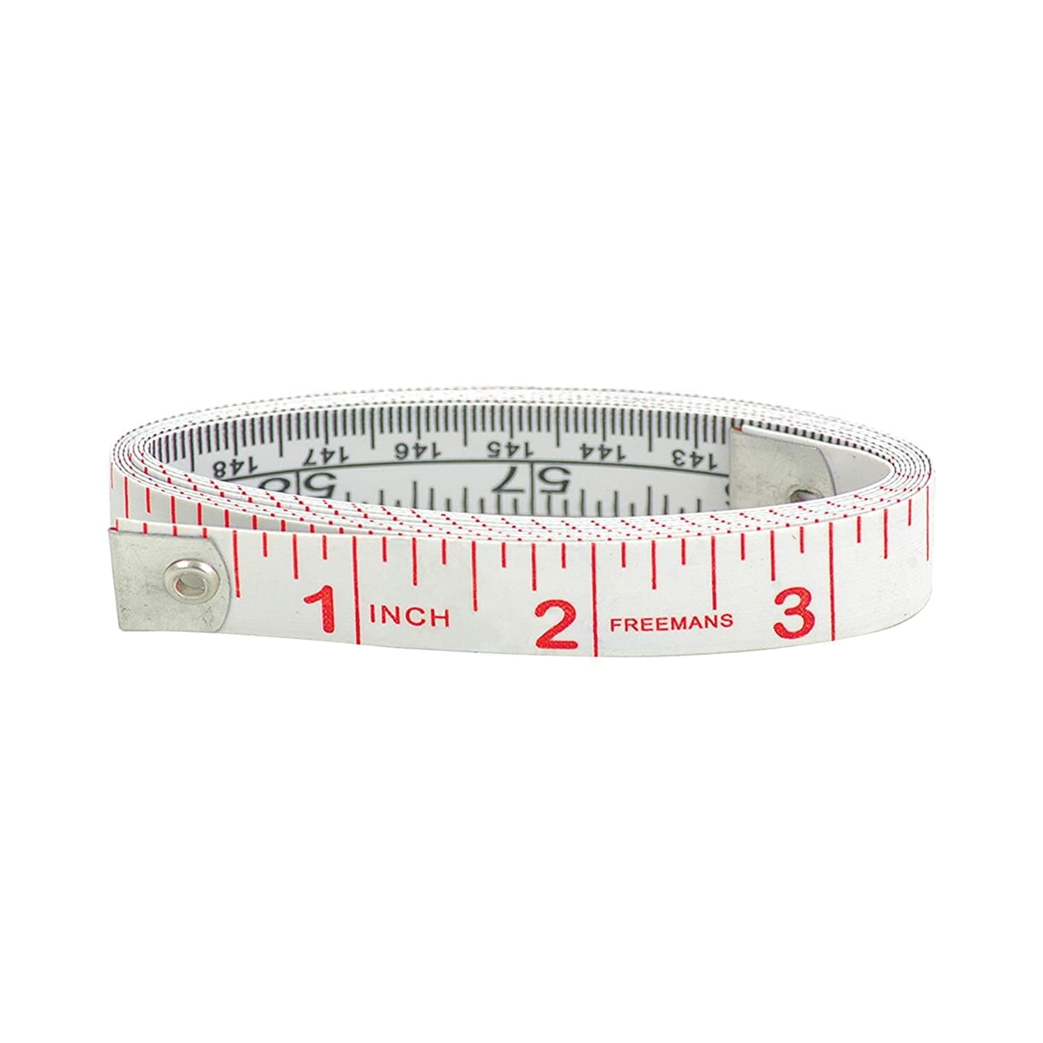 FREEMANS Double-sided Tailor Soft Measurement Tape - 1.5m/60 inches (Pack of 1)