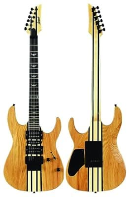 BigPlayer high quality ELM Maple Rosewood Neck-Thru Construction Guitar, Brown (Model Number: electric guitar)