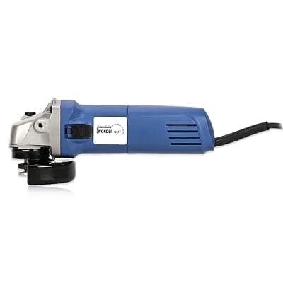 WONDERCUT WC-AG-6-100 Angle Grinder, 750W, 4 Inch (100mm), 11000 RPM, 3-Position Auxiliary Handle for Grinding, Cutting, Stripping &amp; Polishing, with Protective Guard and Side Switch
