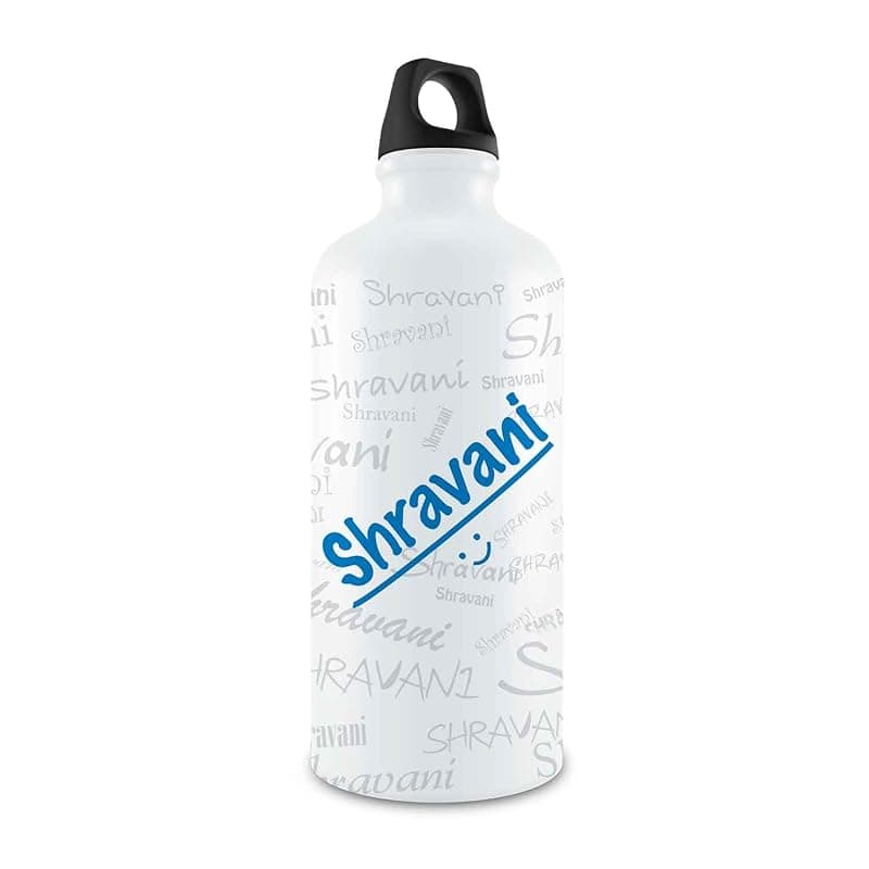Hot Muggs Me Graffiti Bottle - Shravani Personalised Name Steel, 750ml, 1 Unit