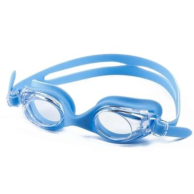 Boldfit Swimming Goggles for Kids, Boys With Adjustable Strap Goggles for Swimming, Swimming Goggles for Girls Air Tight Swim Goggles for Kids, Swim Goggles - Blue