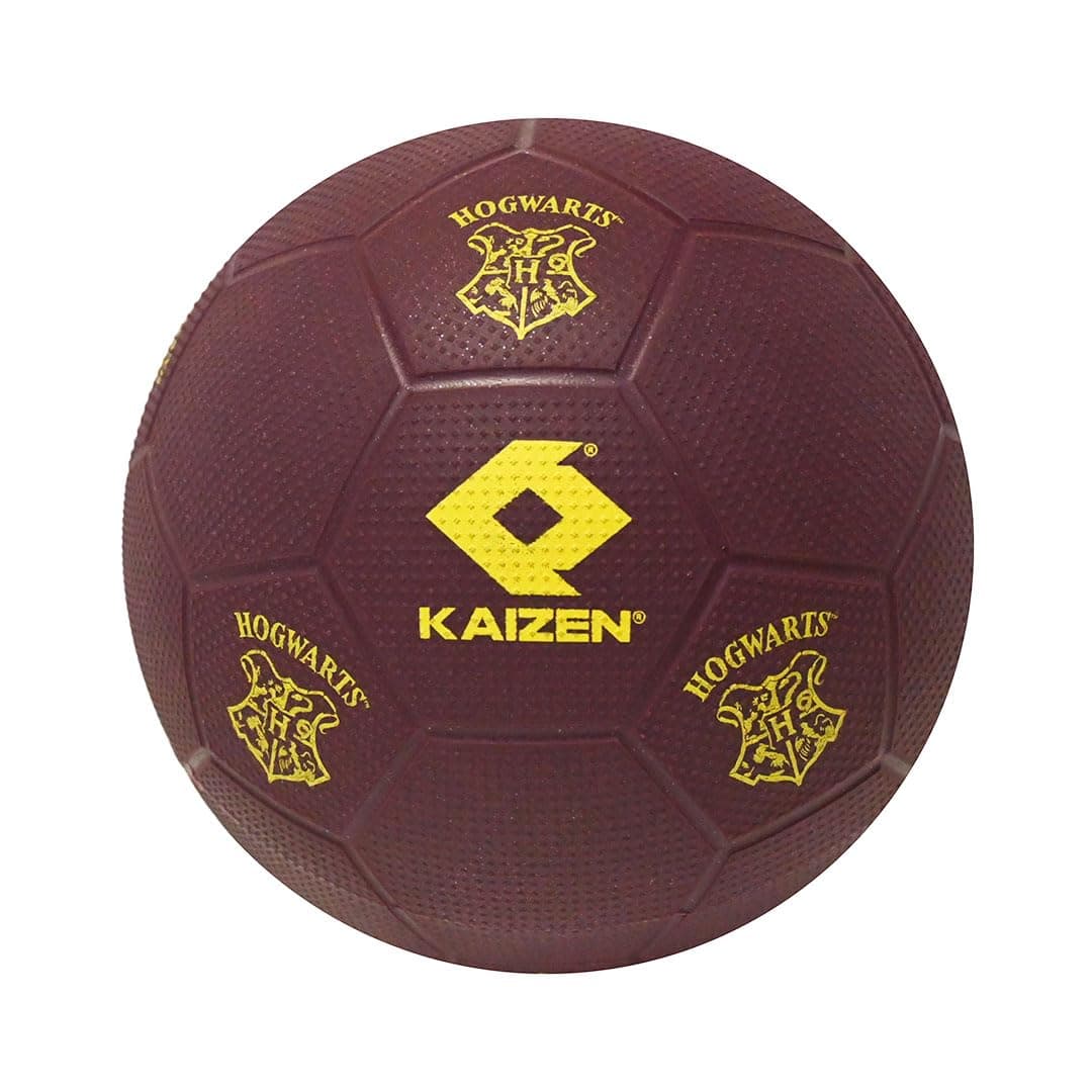 KAIZEN HP RTM Size-3 PVC Balls for Kids | Roto Moulded Maroon Ball with Hogwarts Logo | Soft Touch & Durable | Indoor Outdoor Play Ball for Boys & Girls