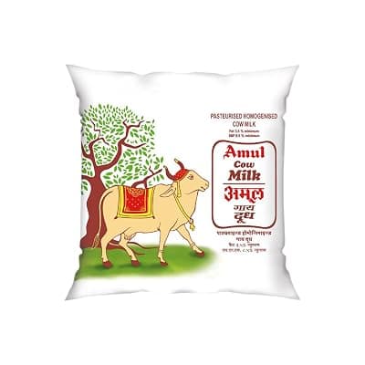 Amul Cow Milk Pouch 500 Ml