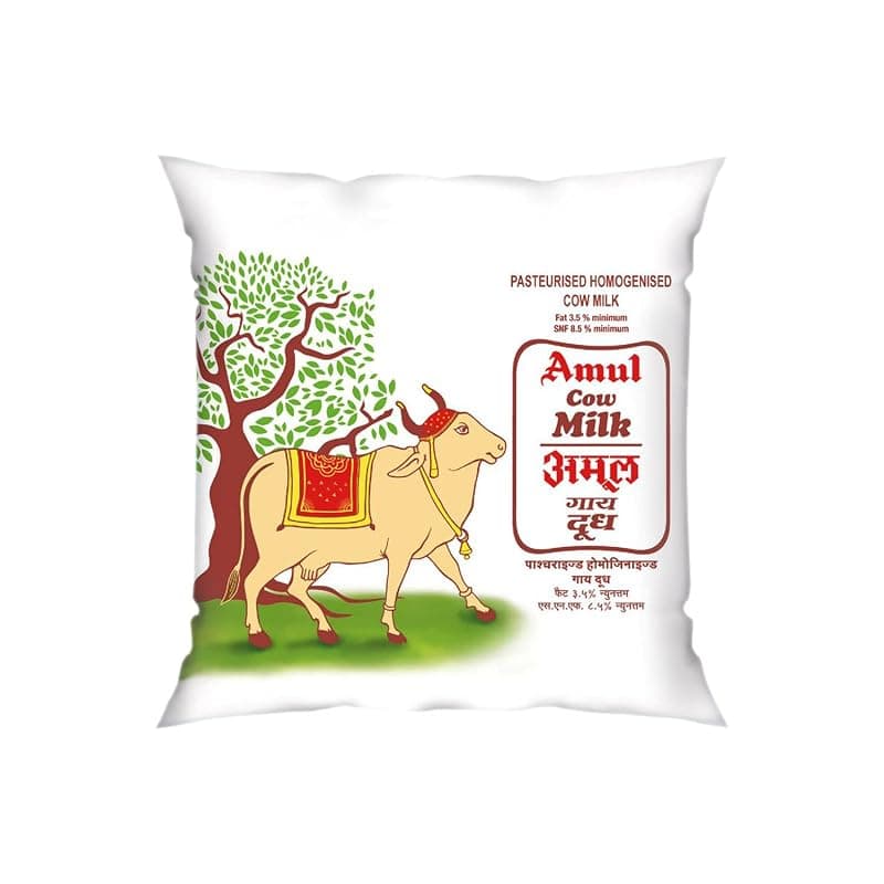 Amul Cow Milk Pouch 500 Ml