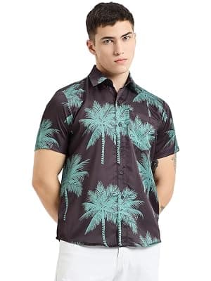 Modeve Men's Solid Regular Fit Shirt