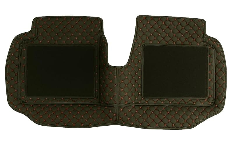 SINEX || Luxury Leather Double Car Floor Mat Complete Set 100% Waterproof and Washable || Color : Black