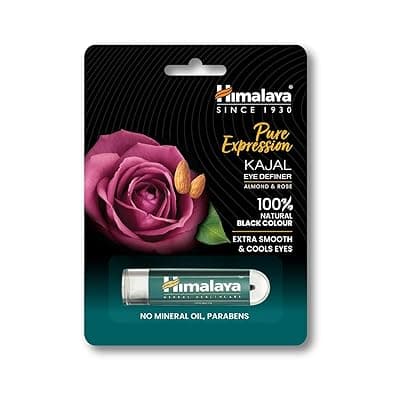 Himalaya Herbals Pencil Kajal Opaque Finish, Black, 2.7G