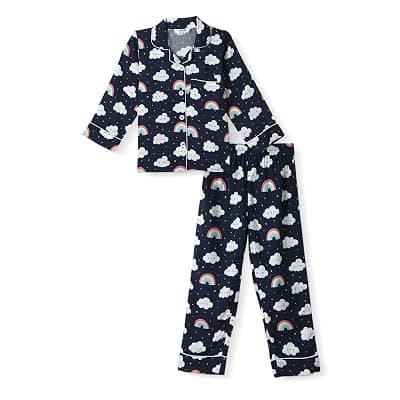 Nautinati Boys Printed Shirt and Pyjama Set | Cotton | Age 2-10 Years
