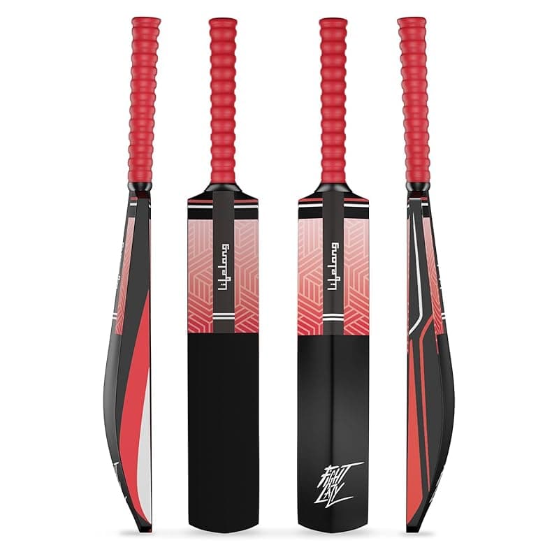 Lifelong Cricket Bat | 28 Inches Plastic Cricket Bat for Soft Tennis Ball | Lightweight Fiber, Hard Plastic, Anti-Slip Grip | Ideal for Kids, Practice, Turf (8-12 yrs)