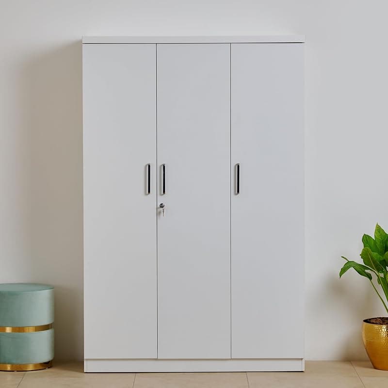 Home Centre Helios Reynan Nxt 3-Door Wardrobe - White