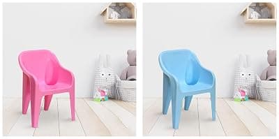 Nilkamal Plastic Eeezygo Baby Chair Modern and Comfortable with Arm and Backrest,Blue Plastic Eeezygo Baby Chair Modern &amp; Comfortable with Arm &amp; Backrest
