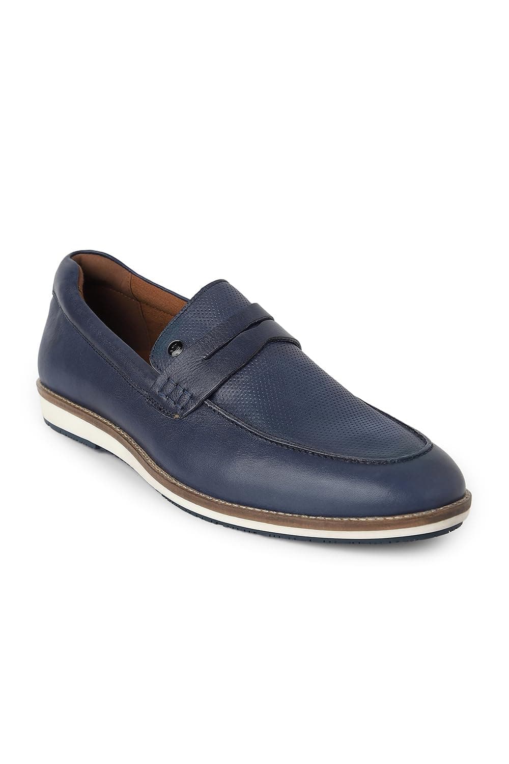 Louis Philippe Men Leather Loafers