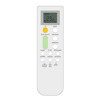 ZIEVA Compatible with O General AC Remote Replacement for 1, 1.5, 2 ton Split/Window Air Conditioner - Please Match The Original Remote (AC 252)
