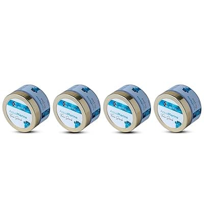 Aqua Marine 50 g (PACK OF 4) Face Scrub, Instant Tan & Dead Skin Removal Exfoliating Gel, Visibly Removes Tan and Blackheads, Glowing Skin With Korean Beauty Secrets of Blackhead Removal.