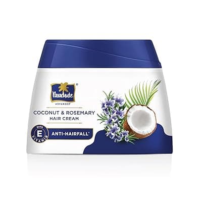 Parachute Advanced Coconut &amp; Rosemary Hair Cream 210ml | Anti – HairFall | 10X Breakage Reduction | 2X Smoother, Softer | For Men &amp; Women