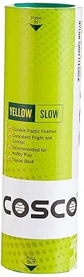 Cosco Aero 700 Shuttle Cocks-Nylon, Green, Pack of 1