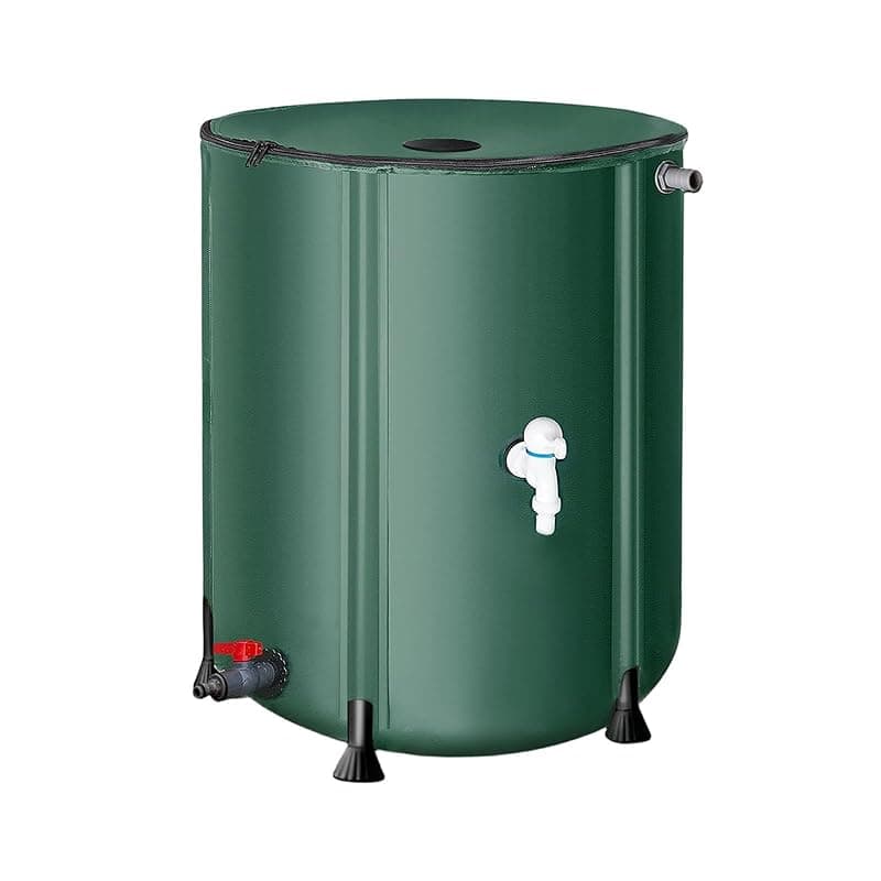 CALANDIS Foldable Rain Barrel Portable Water Storage Tank for Outdoor Camping Garden 200L