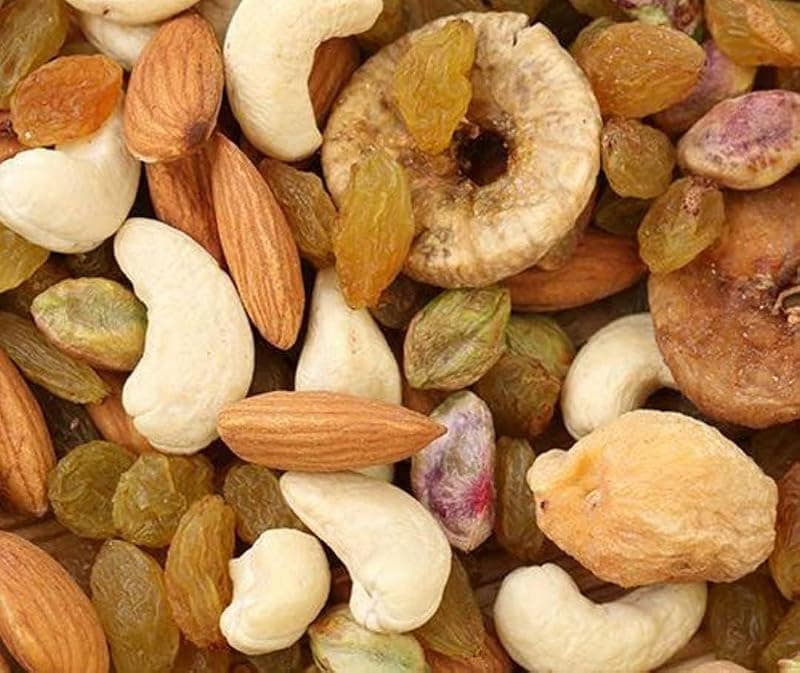MarwarBites Panchmewa Mix Dry Fruit 900GM | Healthy Mixed Nuts and Seed with Almonds, Cashews, Dates, Pumpkin Seeds, Candied Amla | Reusable Jar Pack