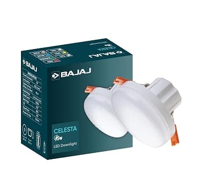 Bajaj Polycarbonate Celesta LED Deep Downlight 5W | for Smaller Spaces | LED Back-Lit Technology | Green (Pack of 1)