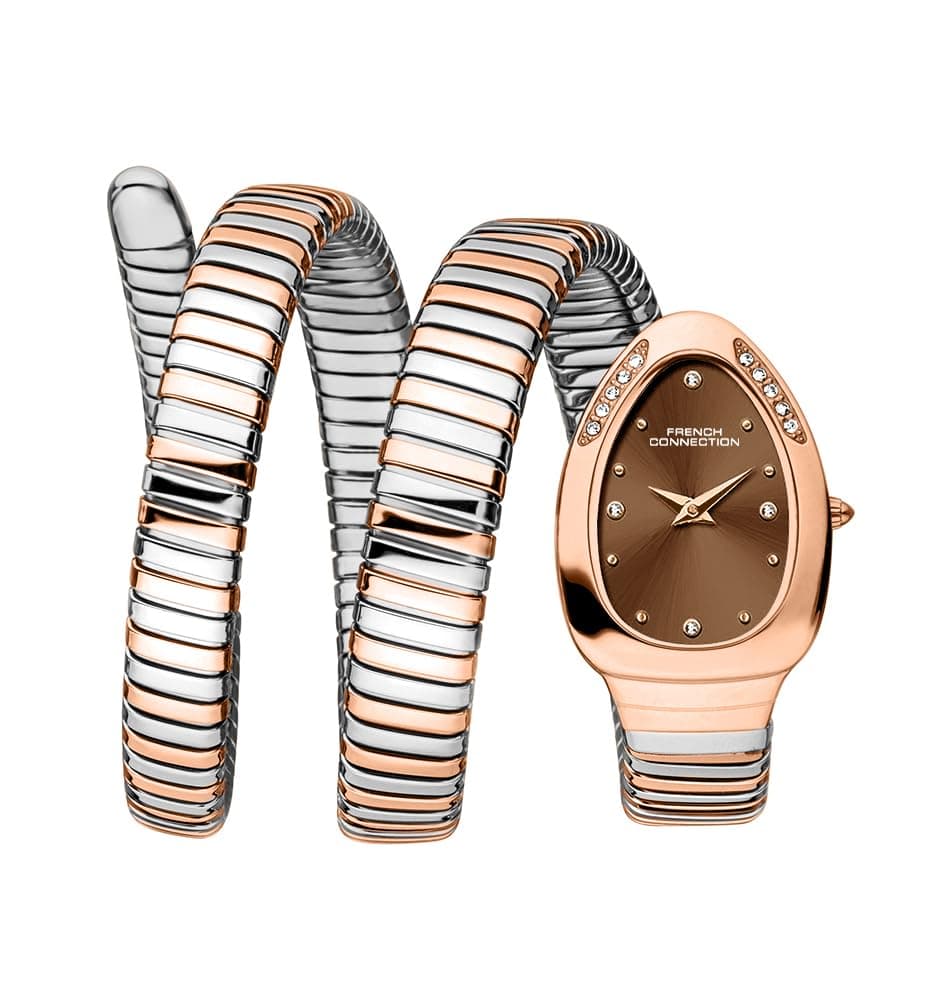 French Connection Analog Brown Dial Women's Watch-FCN0110BRTM