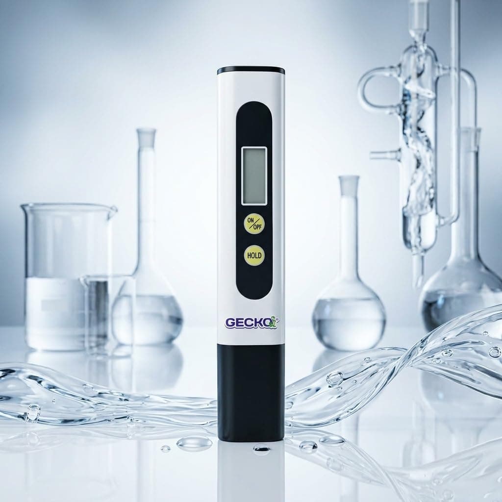 Gecko Digital tds Meter for water testing | pH Meter for Water Testing | PPM Tester for Drinking Water, RO, Aquarium, Hydroponics | Water Hardness & pH Level Checker | Total Dissolved Solids meter