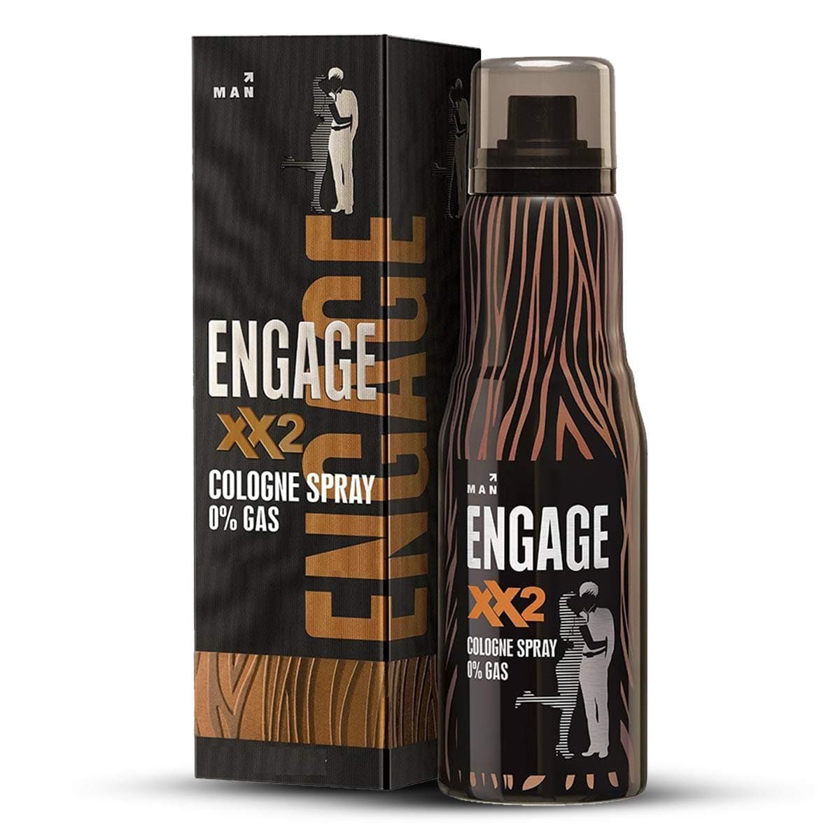 Engage XX2 Cologne No Gas Perfume for Men, Spicy and Citrus Fragrance Scent, Skin Friendly Perfume for Men Long Lasting Smell, 135ml