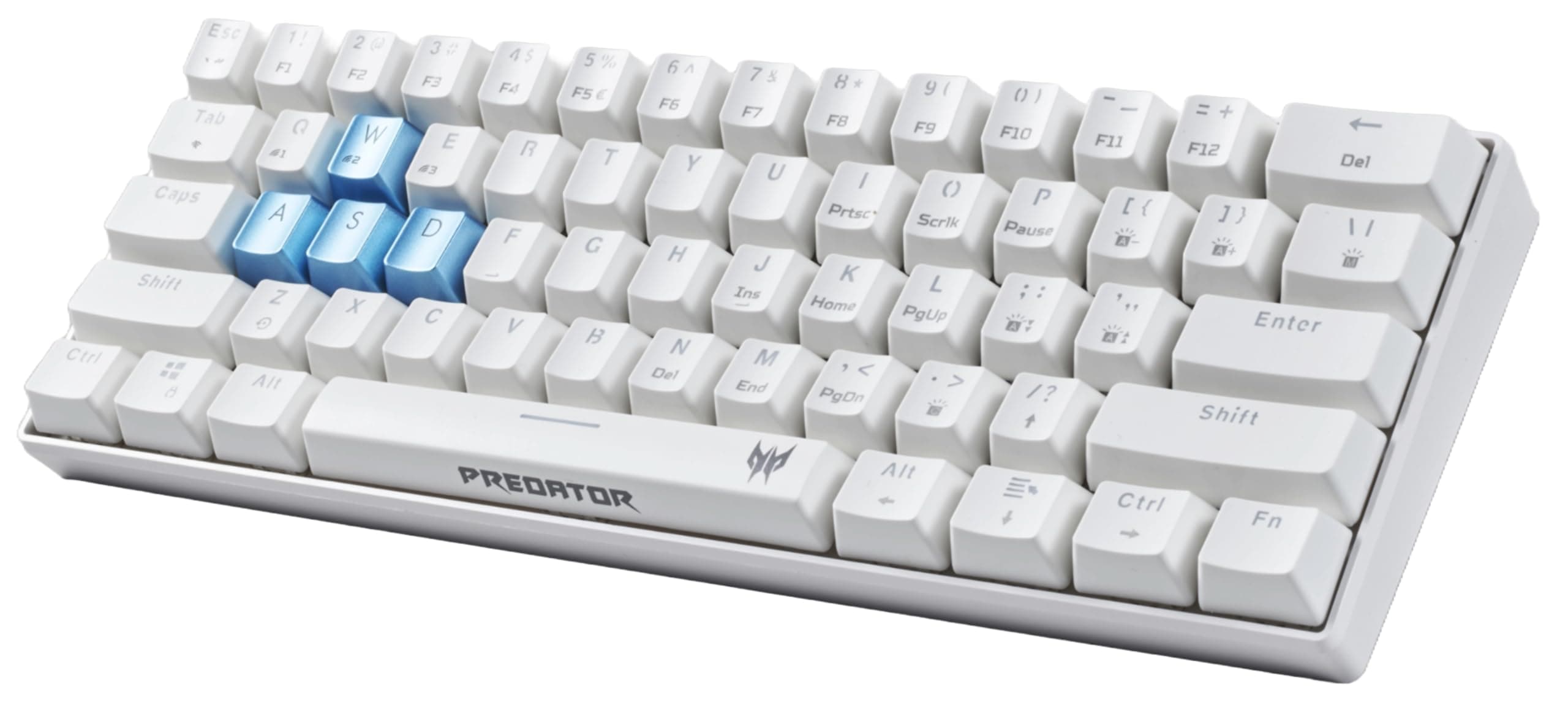 acer Predator Aethon 330 Gaming Keyboard | Space-Saving 61-Key Design | 100% Anti-Ghosting with N-Key Rollover| Kailh Blue Switches| Personalized RGB Lighting | Dual Mode - Wired & Bluetooth