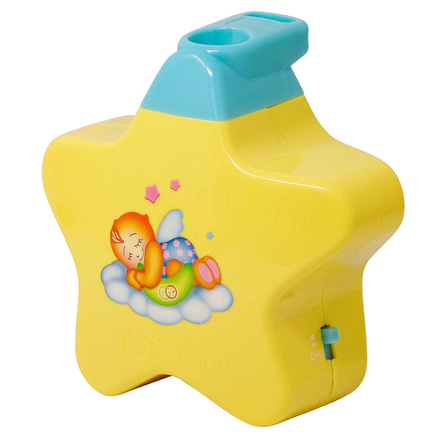Negi Battery Operated Little Angel Music Projector for Kids with Dynamic and Lively Star Image, Pleasant and Gentle Music, Baby Joy Star Projector Toy