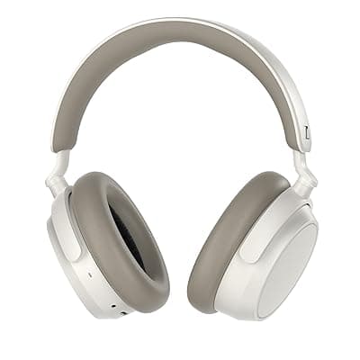 Sennheiser ACCENTUM Plus Wireless Over Ear Headphones,German Design,Adaptive ANC,50H Battery,Sound Personalization,Touch Control,Multipoint Connectivity,Clear Calls,10Min Charge = 5H,2Y Warranty,White