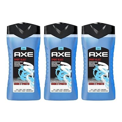 AXE Sport Blast 3-in-1 Body, Face &amp; Hair Wash Invigorating Freshness | Cleanses &amp; Energises | Combo of 3 | 250ml