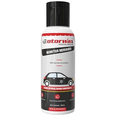 Motorwax Scratch Remover (50mL) | Car &amp; Bike Scratch Repair Cream | German Innovation | Restores Paint Shine | Quick &amp; Easy Application | New &amp; Improved (Pack of- 1)