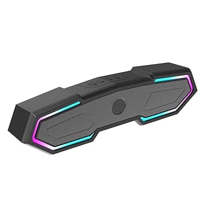 VEHOP Reason Blaze Wireless 12W Bluetooth Sounbar with LED Light & 8Hrs Playtime, HD Surround Sound and Rich Bass, Also Support Pen Drive, SD Card, AUX, FM & Call Function for Android & iOS