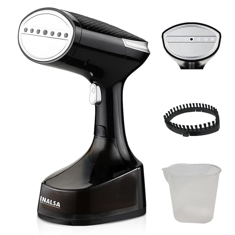 INALSA Steamer for Ironing Clothes - 1600W Handheld Garment Steamer - 25g/min High Steam, Fast Heat-Up time, 340 ml Tank, Vertical &amp; Horizontal Steam Iron for Clothes, Garment Steamer (Cosicosy)