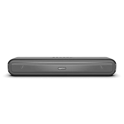 amazon basics Bluetooth Speaker 5.3 Soundbar with 16W RMS, 2000mAh Battery, Upto 8 Hrs @50% Volum Playtime Aux/USB Port (Black)