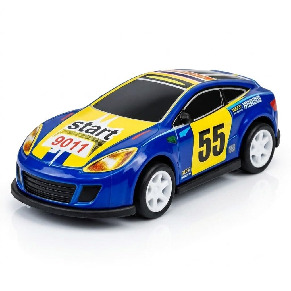 Seboncare Pull Back Toy Cars Set of 8 | Pull Back Mechanism, Ages 2 and Above, Assorted Colours, Police & Race Cars, Indoor Play