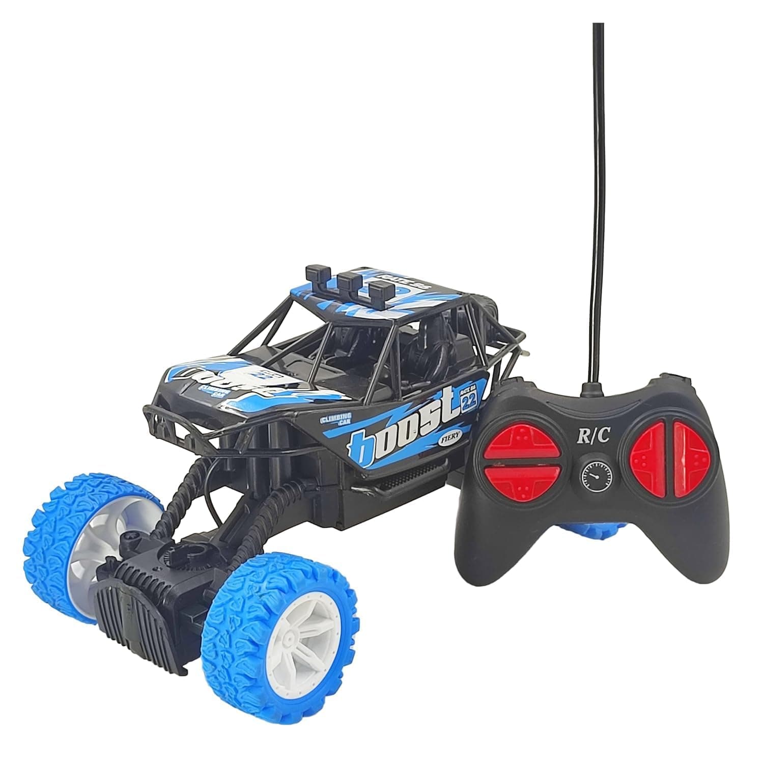 AJS ENTERPRISE RC Rock Crawler Car 4x4 Remote Control Off Road Vehicle | Big Wheel Climbing Stunt Toy | Rechargeable High Speed Car for Kids